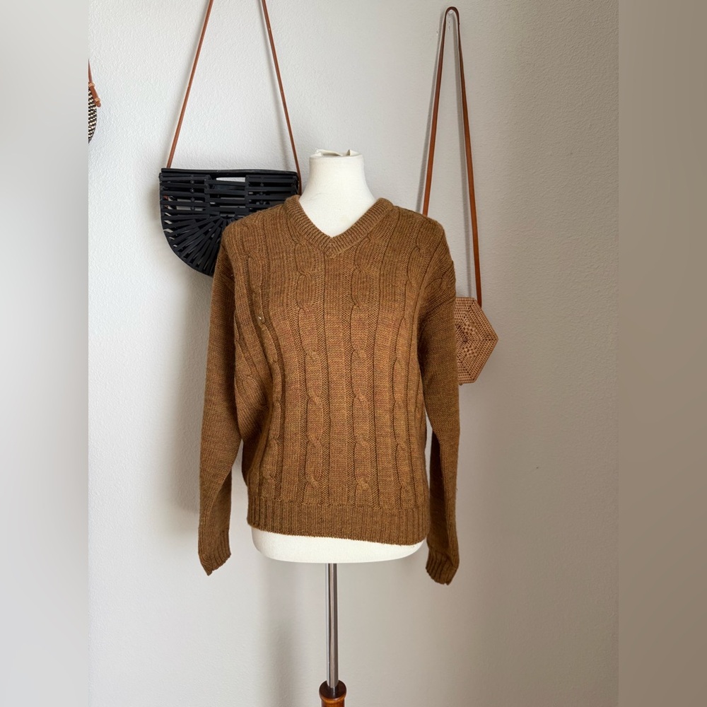 Vintage Penneys Towncraft Acrylic Pullover Sweater, Size Medium